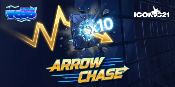 Tampilan visual grid Arrow Chase dengan panah dinamis